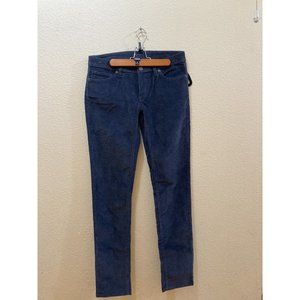 Patagonia Organic Cotton Corduroy Pants Women's Size 32x32 Navy Blue